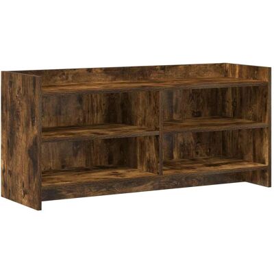 Meuble Tv 100 X 33 X 47 Cm Chêne Fumé Bois D'Ingénierie Vidaxl - Publicité Meuble Tv 100 X 33 X 47 Cm Chêne Fumé Bois D'Ingénierie Vidaxl - Publicité