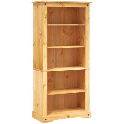 Maison Exclusive - Bibliothèque 5 Niveaux Gamme Corona Pin Mexicain 80x40x170 Cm - Publicité Maison Exclusive - Bibliothèque 5 Niveaux Gamme Corona Pin Mexicain 80x40x170 Cm - Publicité