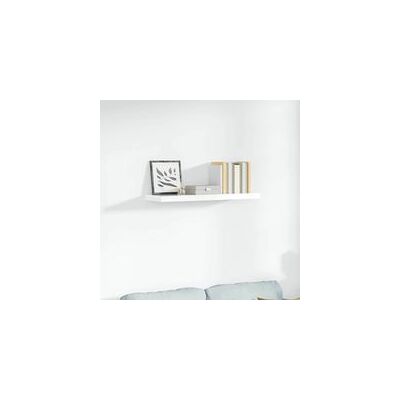 OEM Étagère Flottante, Blanc Brillant, 90 X 23,5 X 3,8 Cm, Mdf-crezuo - Publicité OEM Étagère Flottante, Blanc Brillant, 90 X 23,5 X 3,8 Cm, Mdf-crezuo - Publicité