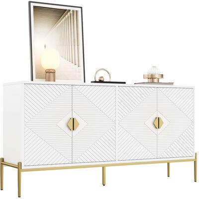 ACKERMAN Buffets, Armoires, Meubles De Rangement, Commodes Modernes, Adaptés Au Salon/salle À Manger/entrée, 162 X 40 X 80 Cm (l/h/p) - Publicité ACKERMAN Buffets, Armoires, Meubles De Rangement, Commodes Modernes, Adaptés Au Salon/salle À Manger/entrée, 162 X 40 X 80 Cm (l/h/p) - Publicité
