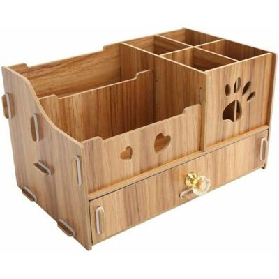 OEM Etagère De Rangement De Table Organisateur De Bureau Multifonction En Bois Support De Rangement Papeterie Porte-stylo - Publicité OEM Etagère De Rangement De Table Organisateur De Bureau Multifonction En Bois Support De Rangement Papeterie Porte-stylo - Publicité