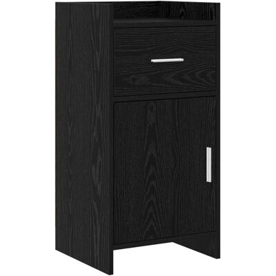 Buffet Chêne Noir 40 X 36 X 80 Cm Bois D'Ingénierie Vidaxl - Publicité Buffet Chêne Noir 40 X 36 X 80 Cm Bois D'Ingénierie Vidaxl - Publicité
