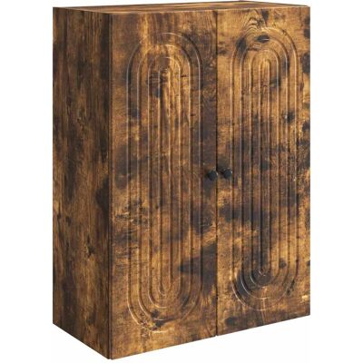 Armoire Murale Chêne Fumé 66 X 34,5 X 90 Cm Bois D'Ingénierie Vidaxl - Publicité Armoire Murale Chêne Fumé 66 X 34,5 X 90 Cm Bois D'Ingénierie Vidaxl - Publicité