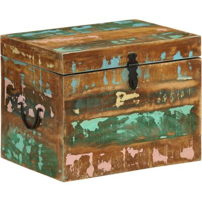 Maison Exclusive - Boîtes De Rangement Bois Massif De Récupération - Publicité Maison Exclusive - Boîtes De Rangement Bois Massif De Récupération - Publicité