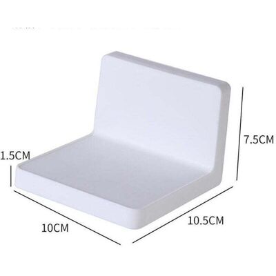 Scotch Étagère Murale Sans Percage Mini Étagère Bureau Chambre Salle De Bain Cuisine 1 Pièce Blanc - Publicité Scotch Étagère Murale Sans Percage Mini Étagère Bureau Chambre Salle De Bain Cuisine 1 Pièce Blanc - Publicité