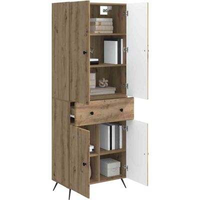 Vidaxl Cabinet Set 2 Pcs Artisan Oak Engineered Wood - Publicité Vidaxl Cabinet Set 2 Pcs Artisan Oak Engineered Wood - Publicité
