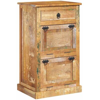 Maison Exclusive - Armoire À Chaussures 4 Couches Avec Tiroir Bois De Récupération - Publicité Maison Exclusive - Armoire À Chaussures 4 Couches Avec Tiroir Bois De Récupération - Publicité