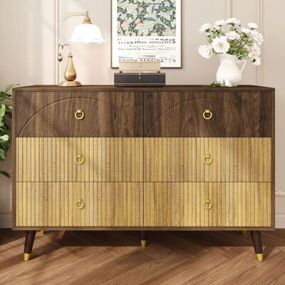MIDUODUO Buffets Modernes,armoires,armoires De Rangement,commode À Tiroirs,adaptés Au Salon/salle À Manger/entrée,120 X 40 X 81 Cm (p/h/d) - Publicité MIDUODUO Buffets Modernes,armoires,armoires De Rangement,commode À Tiroirs,adaptés Au Salon/salle À Manger/entrée,120 X 40 X 81 Cm (p/h/d) - Publicité