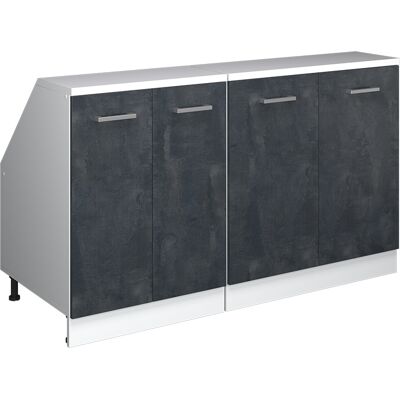 Ensembles De Meuble De Rangement Sous Pente Rion, Béton Noir, 140cm Lot De 2 Caissons 60 Cm De Profondeur, Vicco - Publicité Ensembles De Meuble De Rangement Sous Pente Rion, Béton Noir, 140cm Lot De 2 Caissons 60 Cm De Profondeur, Vicco - Publicité