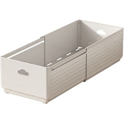 OEM Boîte Rangement Extensible Tiroir Rectangulaire Empilable Organisateur Épices Bureau Cuisine Salon Blanc (petit Format) - Publicité OEM Boîte Rangement Extensible Tiroir Rectangulaire Empilable Organisateur Épices Bureau Cuisine Salon Blanc (petit Format) - Publicité