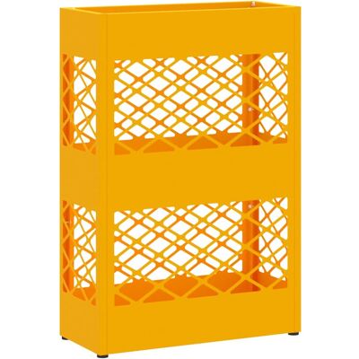 DESIGN IN Porte-parapluie Jaune Moutarde 28 X 12 X 41 Cm Acier - Publicité DESIGN IN Porte-parapluie Jaune Moutarde 28 X 12 X 41 Cm Acier - Publicité