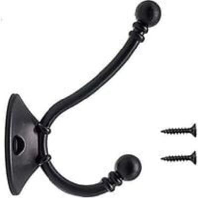 OEM 8pcs Plus Gros Patère Porte Manteau Murale Vintage Crochet Métal De Porte Chapeau Crochet Rétro Pour Porte-manteau Salle De Bain Cuisine,noir(96mm60mm34mm) - Publicité OEM 8pcs Plus Gros Patère Porte Manteau Murale Vintage Crochet Métal De Porte Chapeau Crochet Rétro Pour Porte-manteau Salle De Bain Cuisine,noir(96mm60mm34mm) - Publicité
