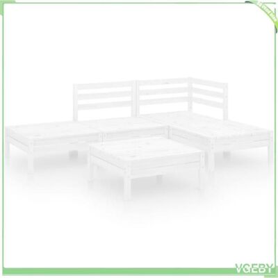 OEM Salon De Jardin - Fafeicy - 3082623 - Bois De Pin Massif - Blanc - Modulaire - Publicité OEM Salon De Jardin - Fafeicy - 3082623 - Bois De Pin Massif - Blanc - Modulaire - Publicité
