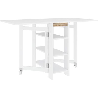 OEM Meuble Armoire Micro-ondes Pour Cuisine Avec Espace Ouvert 1 Tiroir Et Placard 2 Portes 61 X 35 X 125.4 Cm Blanc - Publicité OEM Meuble Armoire Micro-ondes Pour Cuisine Avec Espace Ouvert 1 Tiroir Et Placard 2 Portes 61 X 35 X 125.4 Cm Blanc - Publicité