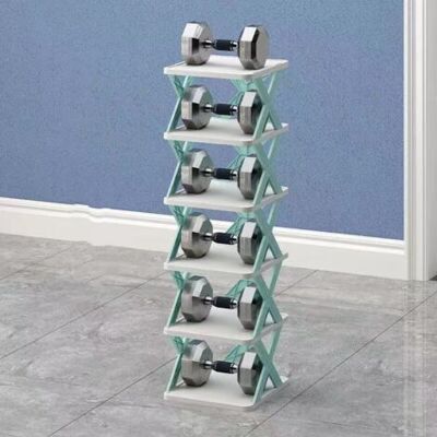 ABYSSE Étagère À Chaussures En Plastique Facile À Plier - Bleu, 8 Niveaux - Publicité ABYSSE Étagère À Chaussures En Plastique Facile À Plier - Bleu, 8 Niveaux - Publicité