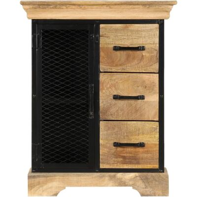 Maison Exclusive - Buffet 60x30x75 Cm Bois De Manguier Massif - Publicité Maison Exclusive - Buffet 60x30x75 Cm Bois De Manguier Massif - Publicité