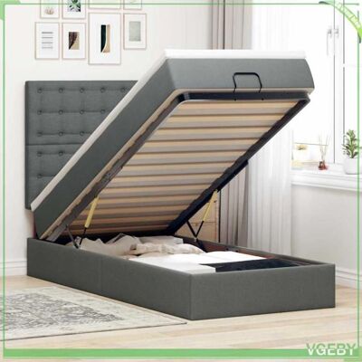 OEM Lit Ottoman - 3314128 - 80 X 200 Cm - Rangement Hydraulique - Led Intégrée - Publicité OEM Lit Ottoman - 3314128 - 80 X 200 Cm - Rangement Hydraulique - Led Intégrée - Publicité