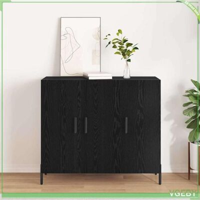 OEM Abi Buffet Chêne Noir 90 X 34 X 80 Cm Bois D'Ingénierie 7291712306488 - Publicité OEM Abi Buffet Chêne Noir 90 X 34 X 80 Cm Bois D'Ingénierie 7291712306488 - Publicité