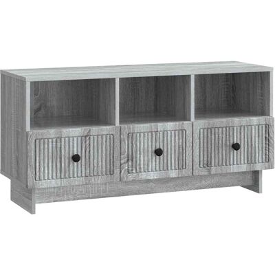 Maison Exclusive - Meuble Tv Sonoma Gris 102 X 34,5 X 50 Cm Bois D'Ingénierie - Publicité Maison Exclusive - Meuble Tv Sonoma Gris 102 X 34,5 X 50 Cm Bois D'Ingénierie - Publicité