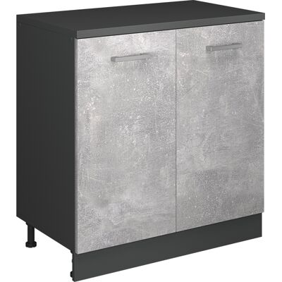 Armoire D'Extension Rion, Béton/anthracite, 80x46cm Sans Pente Avec 2 Portes, Vicco - Publicité Armoire D'Extension Rion, Béton/anthracite, 80x46cm Sans Pente Avec 2 Portes, Vicco - Publicité