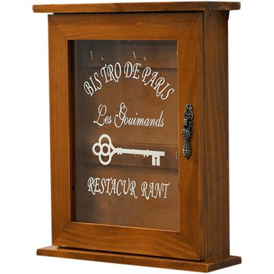 OEM Boîte À Clés En Bois. Armoire À Clés Murale Rétro Avec Porte Magnétique. Rangement En Bois Solide - Publicité OEM Boîte À Clés En Bois. Armoire À Clés Murale Rétro Avec Porte Magnétique. Rangement En Bois Solide - Publicité