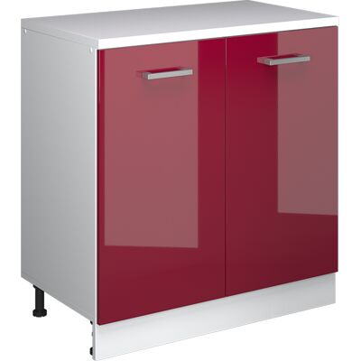 Armoire D'Extension Rion, Rouge Brillant/blanc, 80x46cm Sans Pente Avec 2 Portes, Vicco - Publicité Armoire D'Extension Rion, Rouge Brillant/blanc, 80x46cm Sans Pente Avec 2 Portes, Vicco - Publicité