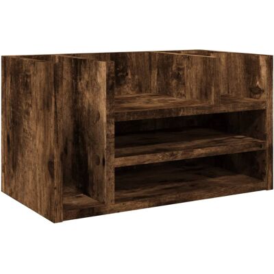 DESIGN IN Organisateur De Bureau Chêne Fumé 44,5x24x25 Cm Bois Ingénierie - Publicité DESIGN IN Organisateur De Bureau Chêne Fumé 44,5x24x25 Cm Bois Ingénierie - Publicité