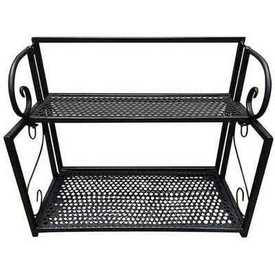 Scotch Étagère De Douche À Deux Niveaux En Métal Panier De Rangement Pour Placard Cuisine Armoire Meuble Bas - Publicité Scotch Étagère De Douche À Deux Niveaux En Métal Panier De Rangement Pour Placard Cuisine Armoire Meuble Bas - Publicité
