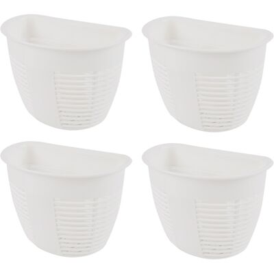 Generic 4pièces Panier De Rangement Imperméable Pour Salle De Bain Et Cuisine Organisateur Pratique Sans Perçage - Publicité Generic 4pièces Panier De Rangement Imperméable Pour Salle De Bain Et Cuisine Organisateur Pratique Sans Perçage - Publicité