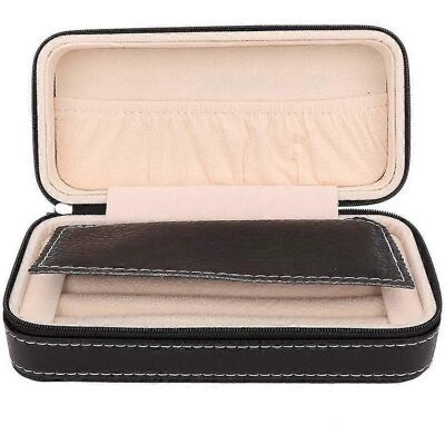 LAVVE Étui De Rangement Portable En Cuir Pu Pour Boucles D'Oreilles, Mini Et Portable, Pour Vos Voyages. Publicité LAVVE Étui De Rangement Portable En Cuir Pu Pour Boucles D'Oreilles, Mini Et Portable, Pour Vos Voyages. Publicité