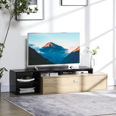 Generic Meuble Tv Banc Tv Jusqu'à 65 Pouces Avec Étagère Amovible Style Contemporain Porte Basculante Pour Salon Chambre - Publicité Generic Meuble Tv Banc Tv Jusqu'à 65 Pouces Avec Étagère Amovible Style Contemporain Porte Basculante Pour Salon Chambre - Publicité