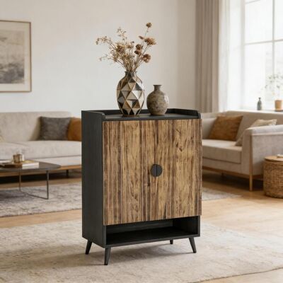 DEVOKO Armoire À Chaussures En Bois Vintage, Rustique, Organisateur De Rangement, Armoire À Chaussures (armoire Uniquement) - Publicité DEVOKO Armoire À Chaussures En Bois Vintage, Rustique, Organisateur De Rangement, Armoire À Chaussures (armoire Uniquement) - Publicité
