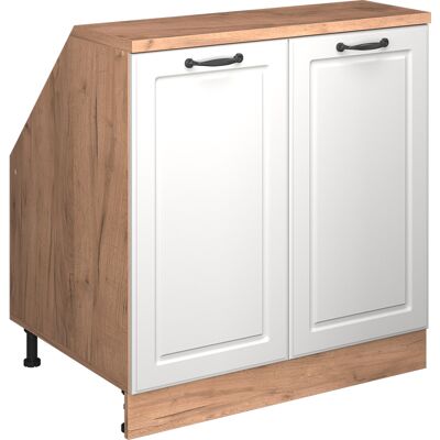 Meuble De Rangement Sous Pente Rion, Blanc Campagne, 80x81.6cm 2 Portes, 60 Cm De Profondeur, Vicco - Publicité Meuble De Rangement Sous Pente Rion, Blanc Campagne, 80x81.6cm 2 Portes, 60 Cm De Profondeur, Vicco - Publicité