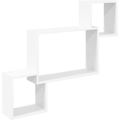 Étagère Murale Montage Mural Blanc 91,5 X 15 X 76 Cm Vidaxl - Publicité Étagère Murale Montage Mural Blanc 91,5 X 15 X 76 Cm Vidaxl - Publicité