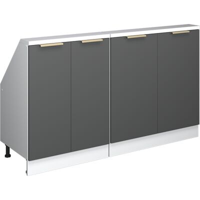 Ensembles De Meuble De Rangement Sous Pente Rion, Anthracite-or, 140cm Lot De 2, Vicco - Publicité Ensembles De Meuble De Rangement Sous Pente Rion, Anthracite-or, 140cm Lot De 2, Vicco - Publicité