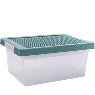 JARDIBRIC Boîte De Rangement Polyvalente Avec Couvercle,vert, 36.5 X 24.5 X 16.5 Cm - Publicité JARDIBRIC Boîte De Rangement Polyvalente Avec Couvercle,vert, 36.5 X 24.5 X 16.5 Cm - Publicité
