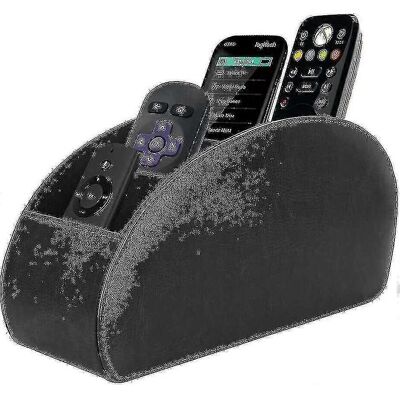 LISATR Organiseur De Bureau En Cuir Pour Télécommande Tv Avec 5 Compartiments - Publicité LISATR Organiseur De Bureau En Cuir Pour Télécommande Tv Avec 5 Compartiments - Publicité