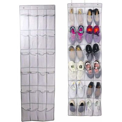 OEM Rangement De Chaussures À Suspendre. Organisateur Chaussures Sur La Porte Gain De Place Range Chaussures Pour Porte 24 Poches Épargne Cuisine Penderie Chambre Maison - Publicité OEM Rangement De Chaussures À Suspendre. Organisateur Chaussures Sur La Porte Gain De Place Range Chaussures Pour Porte 24 Poches Épargne Cuisine Penderie Chambre Maison - Publicité