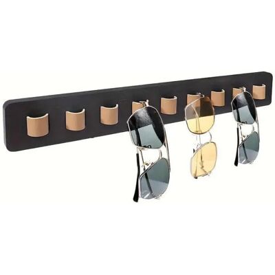OEM Organisateur Mural Pour Lunettes De Soleil, Support En Bois, Rangement Pour Plusieurs Paires De Lunettes, Décoration Intérieure (noir Sobre) - Publicité OEM Organisateur Mural Pour Lunettes De Soleil, Support En Bois, Rangement Pour Plusieurs Paires De Lunettes, Décoration Intérieure (noir Sobre) - Publicité