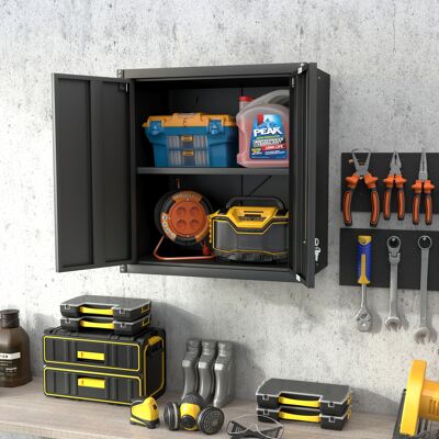 ACKERMAN Tall 2-door Metal Storage Cabinet With Adjustable Shelves, Steel Kitchen Pantry Cabinet For Kitchen, Living Room, Dining Room & Office - Publicité ACKERMAN Tall 2-door Metal Storage Cabinet With Adjustable Shelves, Steel Kitchen Pantry Cabinet For Kitchen, Living Room, Dining Room & Office - Publicité