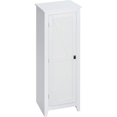 OEM Armoire De Rangement Buffet Cuisine Meuble De Rangement Pour Salle De Bain Gain De Place Style Classique Avec 3 Étagères Réglables- Hauteur 120 Cm En Bois Blanc - Publicité OEM Armoire De Rangement Buffet Cuisine Meuble De Rangement Pour Salle De Bain Gain De Place Style Classique Avec 3 Étagères Réglables- Hauteur 120 Cm En Bois Blanc - Publicité