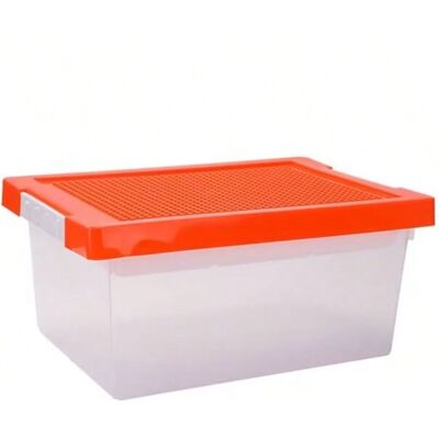 JARDIBRIC Boîte De Rangement Polyvalente Avec Couvercle,rouge, 36.5 X 24.5 X 16.5 Cm - Publicité JARDIBRIC Boîte De Rangement Polyvalente Avec Couvercle,rouge, 36.5 X 24.5 X 16.5 Cm - Publicité