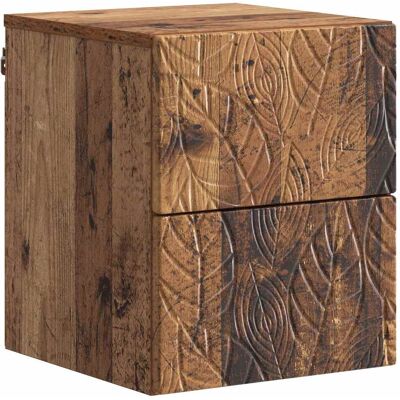 Cabinet De Chevet Mural Bois Ancien 34,5 X 33 X 40 Cm Vidaxl - Publicité Cabinet De Chevet Mural Bois Ancien 34,5 X 33 X 40 Cm Vidaxl - Publicité