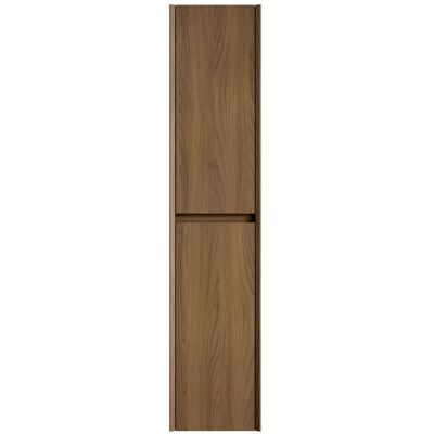 ALOVEZ Wall-mounted Bathroom Cabinet, 140 Cm Tall. Features A Single Interior Shelf. Ideal For Small Spaces. Suitable For Installation In The Bathroom, Living Room, Or Laundry Room. Finished In An Espresso C - Publicité ALOVEZ Wall-mounted Bathroom Cabinet, 140 Cm Tall. Features A Single Interior Shelf. Ideal For Small Spaces. Suitable For Installation In The Bathroom, Living Room, Or Laundry Room. Finished In An Espresso C - Publicité