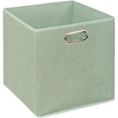 Boite De Rangement 31 X 31 X 31 Cm Atmosphera - Sauge - - Publicité Boite De Rangement 31 X 31 X 31 Cm Atmosphera - Sauge - - Publicité