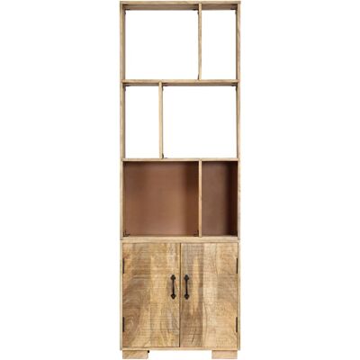 Maison Exclusive - Bibliothèque 60x35x180 Cm Bois De Manguier Solide - Publicité Maison Exclusive - Bibliothèque 60x35x180 Cm Bois De Manguier Solide - Publicité