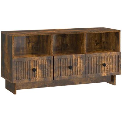 Maison Exclusive - Meuble Tv Chêne Fumé 102 X 34,5 X 50 Cm Bois D'Ingénierie - Publicité Maison Exclusive - Meuble Tv Chêne Fumé 102 X 34,5 X 50 Cm Bois D'Ingénierie - Publicité