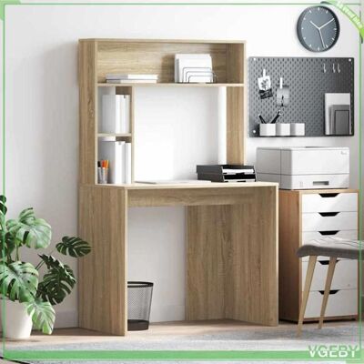 OEM Bureau - Abi - Chêne Sonoma - 91 X 50 X 149 Cm - Bois D'Ingénierie - 2 Étagères - Publicité OEM Bureau - Abi - Chêne Sonoma - 91 X 50 X 149 Cm - Bois D'Ingénierie - 2 Étagères - Publicité