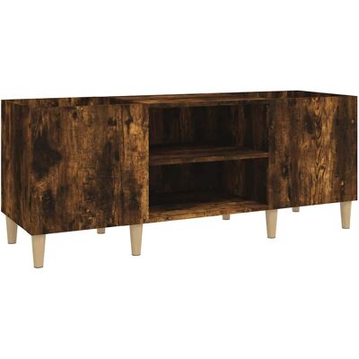 DESIGN IN Armoire À Disques Chêne Fumé 121x38x48 Cm Bois D'Ingénierie - Publicité DESIGN IN Armoire À Disques Chêne Fumé 121x38x48 Cm Bois D'Ingénierie - Publicité