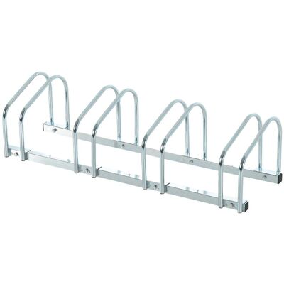 OEM Râtelier 4 Vélos Dim. 110l X 33l X 27h Cm Acier Galvanisé Argent Idéal Pour Salon, Chambre À Coucher Ou Bureau Facile À Assembler Avec Instructions Incluses - Publicité OEM Râtelier 4 Vélos Dim. 110l X 33l X 27h Cm Acier Galvanisé Argent Idéal Pour Salon, Chambre À Coucher Ou Bureau Facile À Assembler Avec Instructions Incluses - Publicité